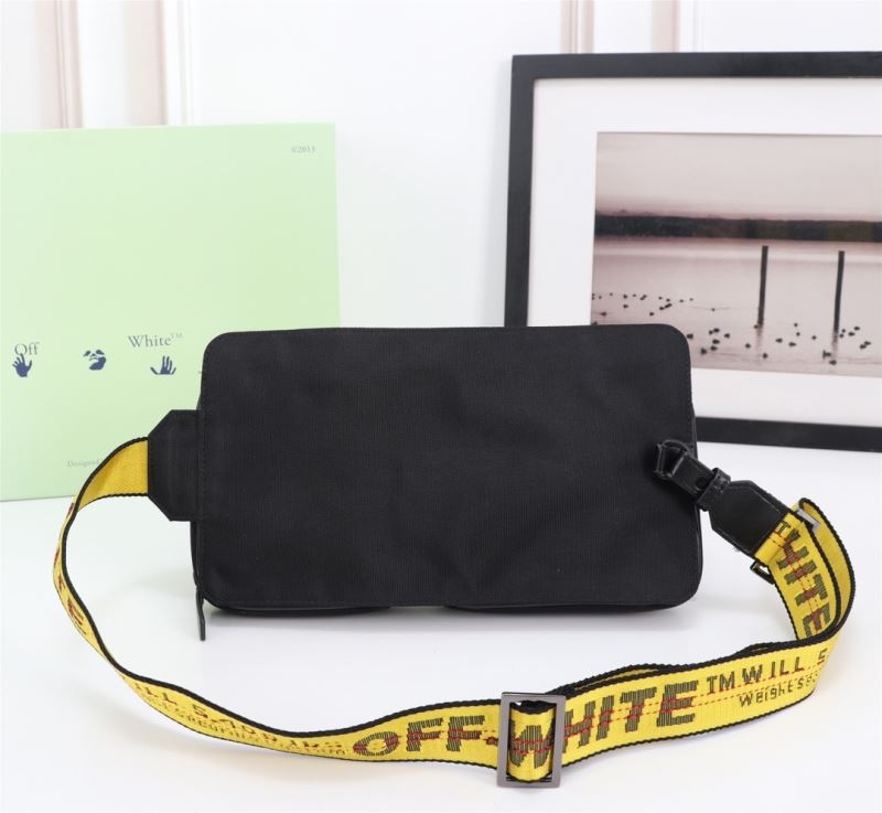 Off White Waist Chest Packs